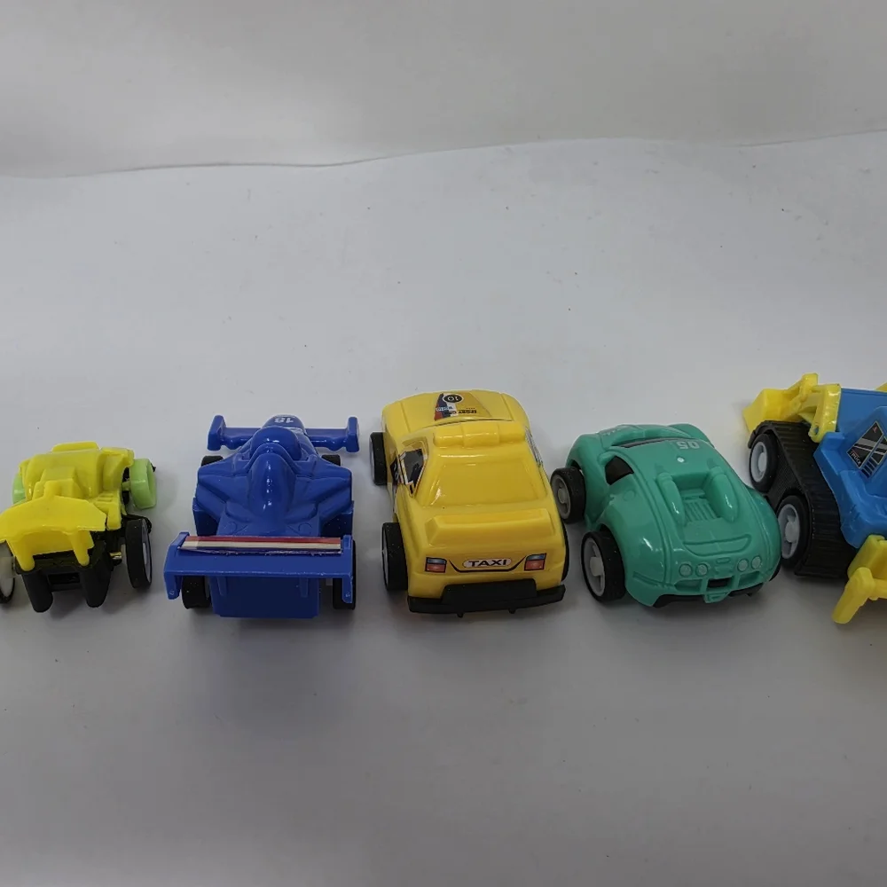 Plastic Toy Pullback Cars Lot